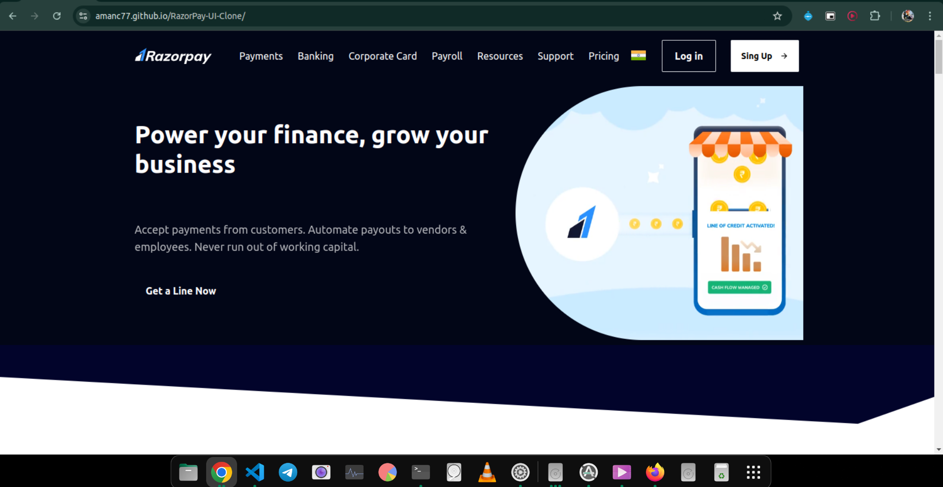 Razorpay UI Clone